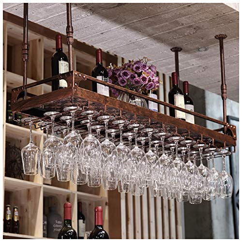 Stylish Simplicity Industrial Retro Stylish Simplicity Down Wine Glass Holder Creative Display Decorative Storage Home Goblet Holder Glass Wine C