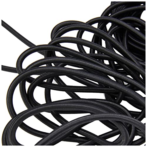 Lafuma Elastic Cord 8m, Black & LFM2322 Elastic Laces Ideal for RSX and RSXA - White (Set of 4)