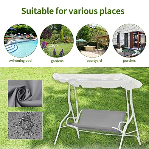 Replacement Swing Seat Cover, Removable And Interchangeable Swing Cushion for Swing Chair, Waterproof 900D Oxford Fabric Swing Cover,For Outdoor