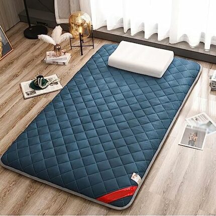 UE-MAOLU Japanese Floor Futon Mattress, Foldable Roll Up Mattress Thai Massage Bed Mattresses Tatami Floor Mat Sleeping Mattress For Floor (Color