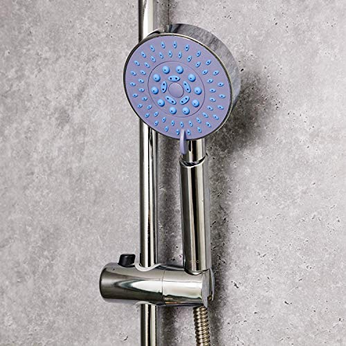 Shower Head Holder - 25mm Only Chrome Plated Shower Holder Bracket - Shower Head Bracket - Universal Shower Head Holder Replacement for Standard