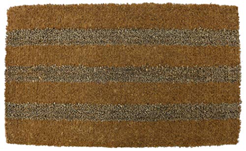 Large Entrance Door Mat for Outdoor Use | Heavy Duty Coir with Non Slip Latex Backing (45cmx75cm) | Durable Outdoor Welcome Door Mat | Front Door