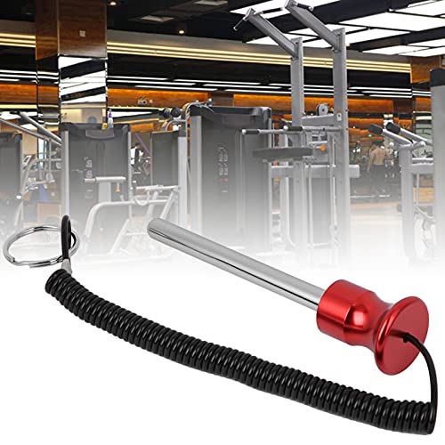 Sluffs Weight Stack Pin,Magnetic Weight Stack Pin with Pull Rope Strength Training Equipment Accessories for Fitness Equipment Pin Training