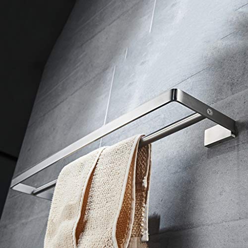RSOCHS Bathroom Towel Bar Easy Install with Self-Adhesive, Drilling on Walls, Premium Stainless Steel