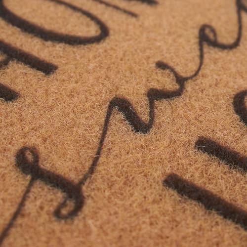 OHS Outdoor Mat Home Sweet Home, Door Mat Non Slip Durable Dirt Trapper Door Mats Indoor, Front Back Door Stylish Washable Door Mat, Coir Look 40