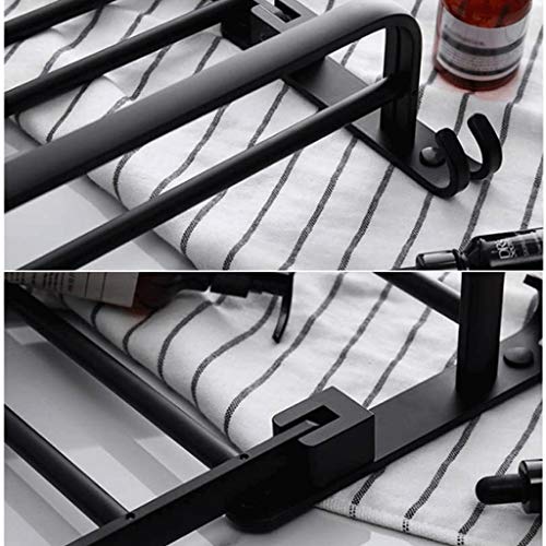N/A Matte Black Towel Bar for Bathroom Kitchen Hand Towel Holder Dish ,Bathroom towel rack