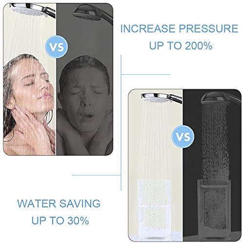 Shower Head Adjustable Flow Handheld Shower High Pressure Shower Spray for Shower Bath