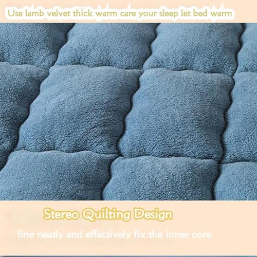 Japanese Floor Mattress, Extra Thick Futon Floor Mattress for Adults Japanese Thicken Futon Mattress Foldable Floor Bed Camping Mattress (Color :