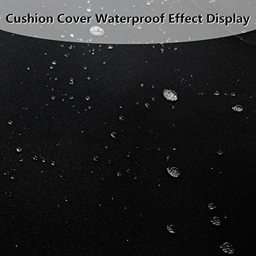 Papasan Chair Cushion Covers Only, Outdoor Indoor Cushion Waterproof Slipcover for Papasan Chair Cushion, Removable Zippered Papasan Cushion Cove