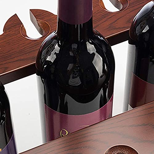 NEOCHY Countertop Rustic Wine Rack,Wine Display Storage Wine Rack Wine Storage European Grape Wine Glass Rack