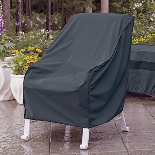 FLR Chair Cover for Outdoor Furniture Square Black Waterproof 27in Patio Table Cover Lightweight Patio Furniture Covers for Garden Furniture