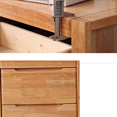JYDQM Mini Bedside Table Solid Wood Bedside Table, Simple and Bedroom Dormitory Storage Bedside Table