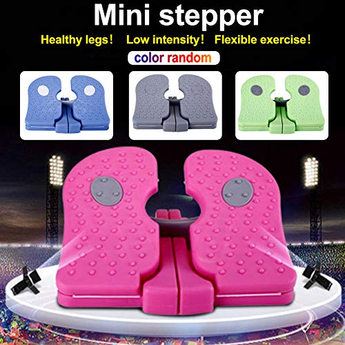 Foot Stepper Exercise Machine, Mini Stepper Trainer for Fitness Stovepipe, Leg Exercisers Peddle,Mute Folding Under-Desk Leg Workout Trainer for