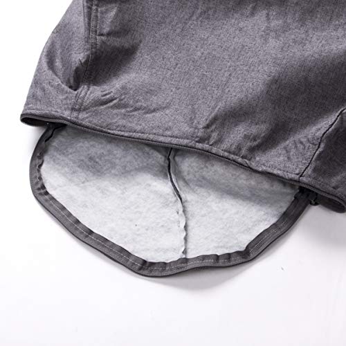 happytrade Bean Bag Chair Sofa Cover, Lazy Lounger Bean Bag Storage Chair Cover Without Filling (Grey 1, 70 * 80cm)