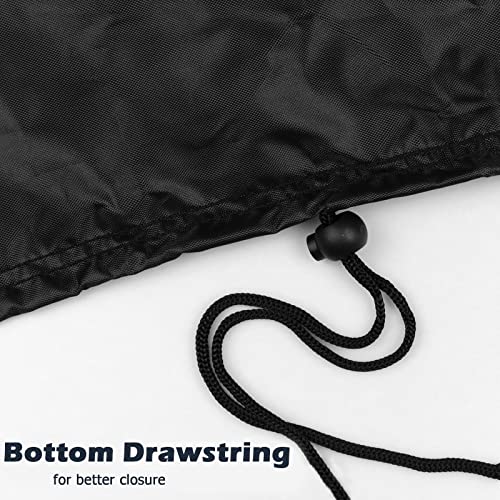 Guisong Outdoor Storage Bench Cover, Heavy Duty Cover for Keter Bench Deck Box 70 Gallon, Waterproof Cover for Patio Bench/Seating Storage Cabine