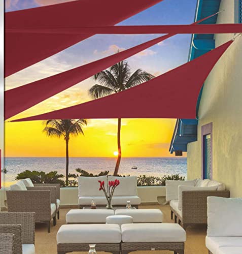 Fidrisen Waterproof Sun Shade Right Angle triangle Sun Shade Sail 95% UV Block Sunscreen Awning Garden Beach Patio Canopy with Free 3 Ropes (3m x