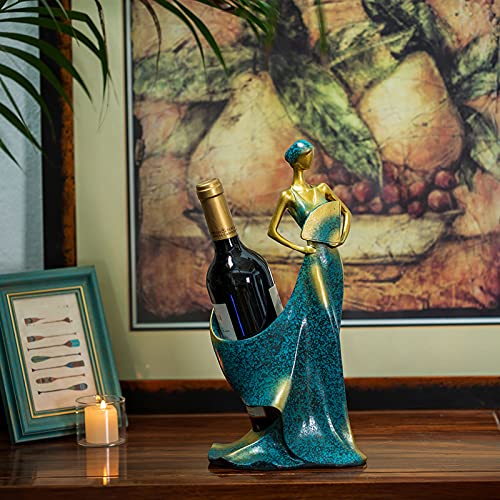 NUPTIO Wine Racks Single Bottle Wine Holder Countertop & Tabletop Holder Dining Table Centrepiece Ornaments for Living Room Kitchen Storage Rack