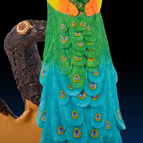 n/a Resin Peacock Wine Rack Sculpture Decoration Wine Cabinet Creative Practical Restaurant Crafts Ornaments