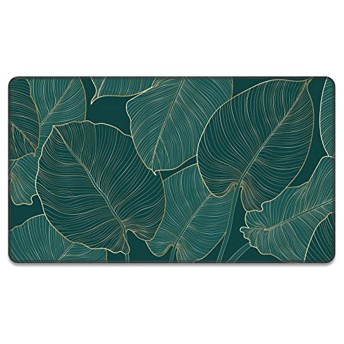 Rnivvi Front Door Mat, 30"x17" Wave Theme Indoor Outdoor Welcome Mat, Heavy Duty Low Profile Anti-Slip Entryway Rug for Home Entrance, Floor, Pat