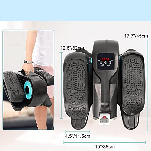 NAMVI Electric Under Desk Elliptical Trainer, 5 Adjustable Resistance Level Elliptical Trainer with Remote Control, Seated Pedal Exerciser, for H