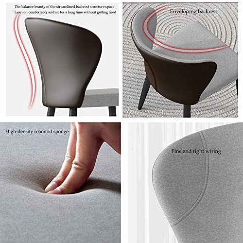 dining chair Kitchen Dining Room Furniture Chairs Dining Chairs Set Of 2 Modern Kitchen Chair Upholstered Leisure Chairs with Carbon Steel Legs S