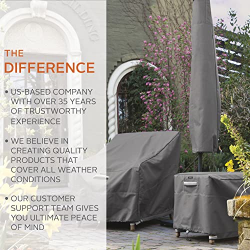 Classic Accessories Ravenna Garden Adirondack Chair Cover, Dark Taupe/Mushroom/Espresso (80cm)