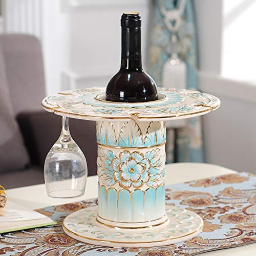 NEOCHY Wine Rack Decoration European-Style Living Room Ceramic Wine Glass Rack Restaurant Homenishings