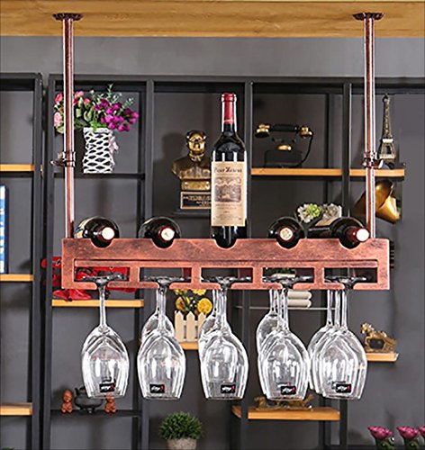 wine racks metal Wine Rack/Hanging Red Wine Cup Holder/Hanging Upside Down Glass Holder/Creative Home Bar/Wine Rack Hanging Glass Holder