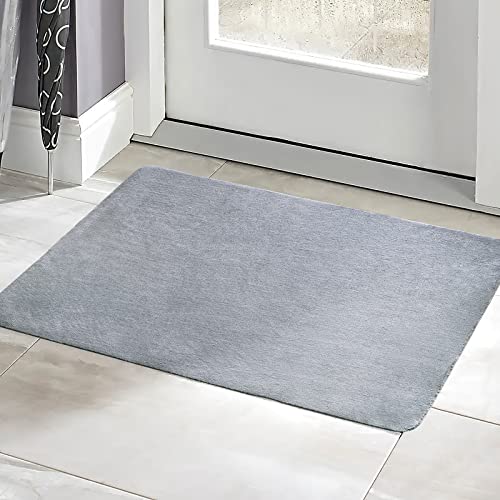 MIULEE Door Mat Indoor and Outside Front Door Mat Washable Ultra-Thin Doormats Dirt Trapper Door Mats Indoor Entryway Rug Non Slip Door Rugs Abso