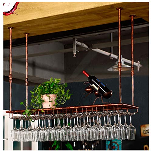 Stylish Simplicity Wine Bottle Holder Vintage Iron Inverted High Glass Rack Bar Floating Rack Adjustable Height Kitchen Cutlery Bottle Holder Win