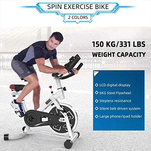 N/A Spinning Exercise Bike Fitness Sports Home Bicicleta Estatic GYM Cycling Equipment Smart LED Mute Bicycle Indoor Bodybuilding