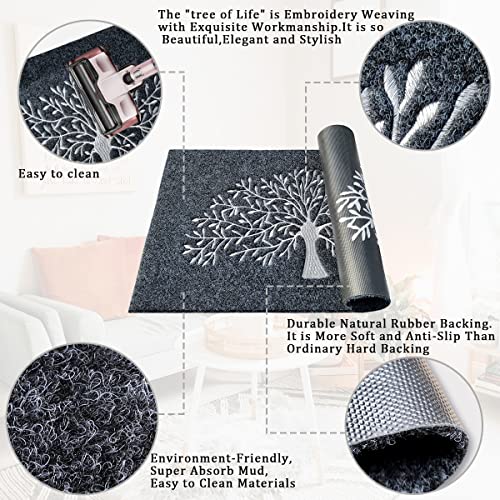 AOAOPQ Welcome Doormat Non Slip Door Mats Indoor Entryway Rugs Front Door Mat Front Indoor 40 x 60 cm Red Door Mat for New Home Housewarming Cele