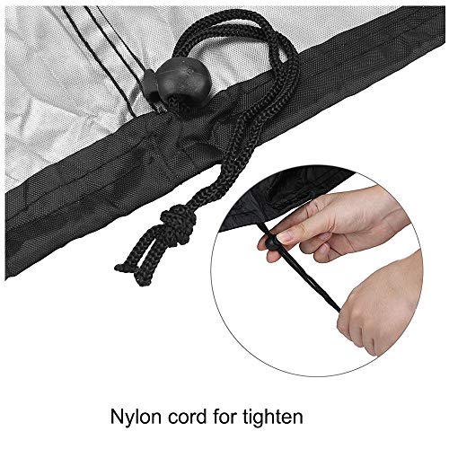 L Shaped Garden Furniture Covers - Protective Cover for Corner Sofa with Durable Hem Cord, 210D L Shaped Outdoor Sofa Cover L Shaped Patio Couch