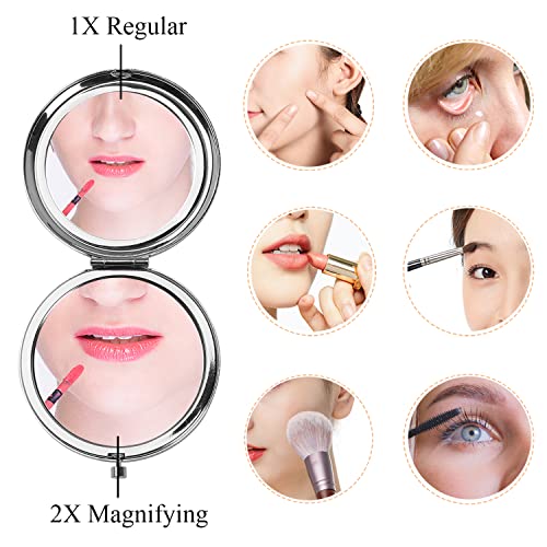 PLITI Sister In Law Compact Mirror Bonus Sister Gift Unbiological Sister Gift To My Sister In Law Inspirational Pocket Mirror (Sister-in-Law CM U