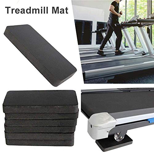 MOVKZACV 6pcs Treadmill Mat,Shock Absorbing Sound Insulation Cushion, Fitness Exercise High Density Non-Slip EVA Pad For Home Gym Equipment