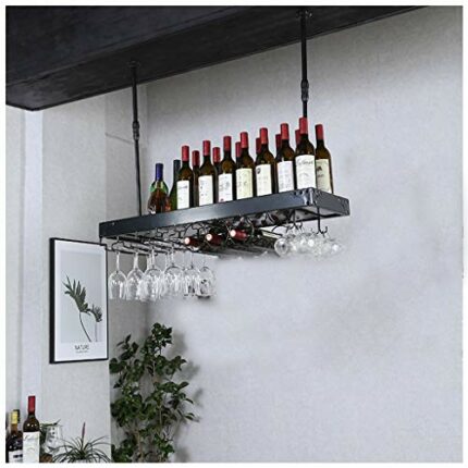 Ceiling Stylish Simplicity Down Wine Glass Holder Stylish Simplicity Industrial Retro Metal Wrought Iron Home Stylish Simplicity Glass Wine Glass
