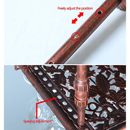 Stylish Simplicity Wine Rack, Vintage Wrought Iron Wine Rack, Ceiling Wine Rack, Creative Display Rack, Home Goblet Rack, Restaurant Kitchen Bar