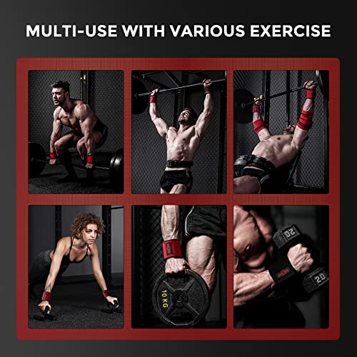 INNSTAR Weight Lifting Wrist Wraps Supports, | 45CM, 60CM, 90CM | Professional Gym Lifting Straps for Fitness, Strength Training, Bodybuilding, D