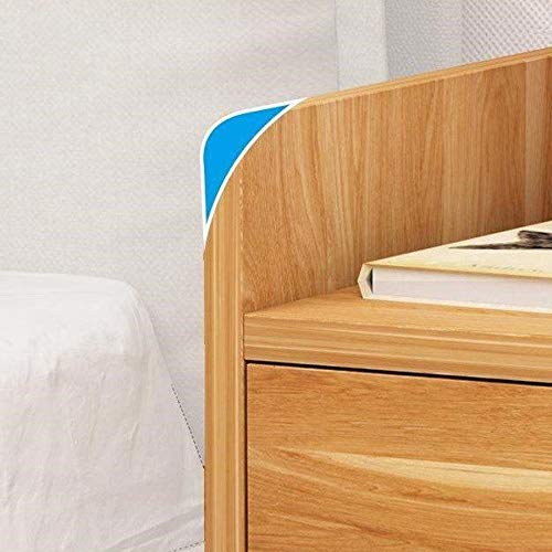 JYDQM Double Drawer Design Bedroom Bedside Table, Simple Bedside Table Bedroom Wooden Locker