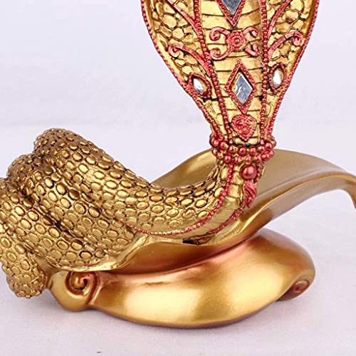 NEOCHY Cobra King Wine Rack,European Creative Home Decorations Gift,Ornaments Resin Craft