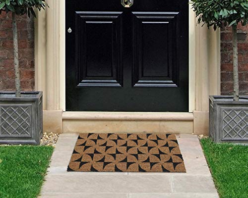 Coco&Coir Door Mat | Non-Slip | Thick Coir | Premium Quality | Rubber Backed | Eco-Friendly | Indoor | Outdoor | Heavy Duty | Bird Series | Bat D