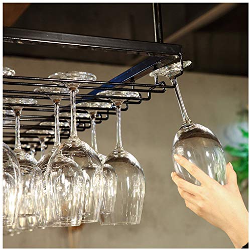 Stylish Simplicity Industrial Retro Stylish Simplicity Down Wine Rack Simple Display Wine Glass Holder Household Goblet Holder Adjustable Height