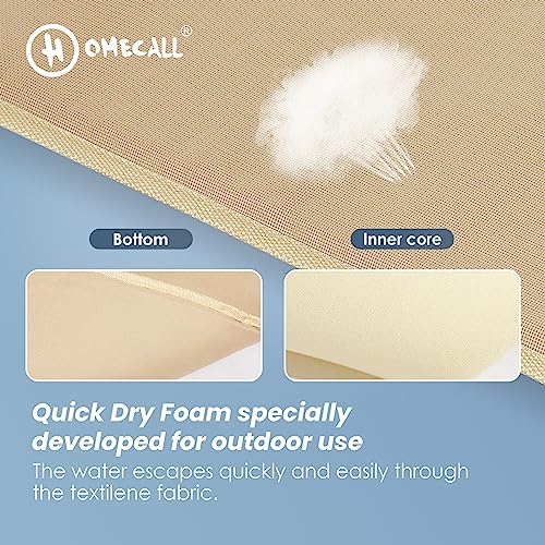 Homecall XXL Beach mat sand, textilene padded with quick dry foam