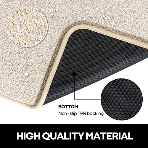 LUX XD Non-Slip Door Mat Low Profile Shoe Scraper Dirt Trapper Polyester Doormat, Super Absorbent, Ideal for Indoor Outdoor High Traffic Area 18