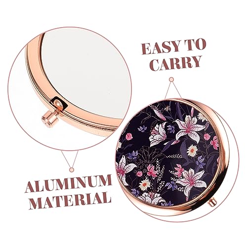 FOMIYES mirrors wallets purse little mirror makeup compact mirror compact small compact mirror round mirror vanity mirror folding mirror small mi