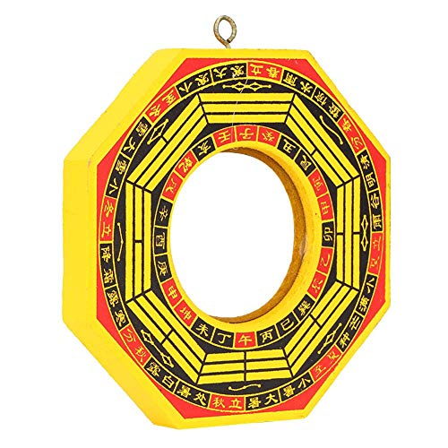 Pssopp Bagua Mirror, Vintage Chinese Feng Shui Mirror 4in-6in Convex Concave Mirror FengShui Taoist Instrument Mascot Buddism Taoist Mirror Prote