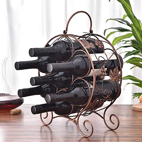 EYLINK Wine Racks,Creative Wine Rack, Multi-Bottle Wine Rack, Stylish Wine Rack, Iron Ornaments