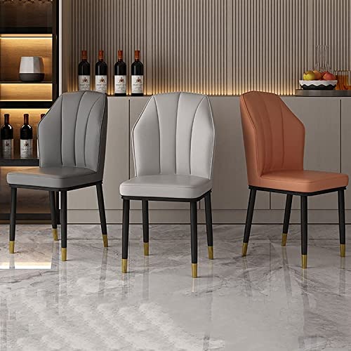 dining chair Office Reception Chairs Business Dining Chairs Set Kitchen Dining Chairs Set of 6 Modern High Back Soft Seat Kitchen Living Room Cha