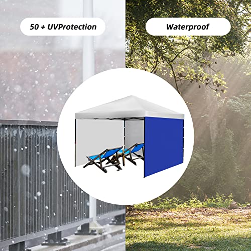 Gazebo Sides Panels,maxant Tent Side Panels Canopy Sidewall Panels 2m*3m Gazebo Replaceable Side Panels Waterproof,for Outdoor Gazebo (Red)