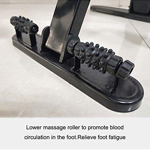 LUNEZY Elderly Folding Pedal Exerciser Under Desk Fitness Rehab Equipment Seniors Folding Mini Stationary Bike Peddler Upper And Lower Limbs Reha